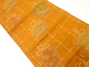 仕覆模様織出し袋帯